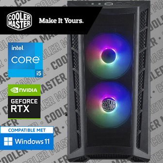 Intel Core i5 12400F met GeForce RTX 4060 - 32GB RAM - 1000GB SSD - WiFi - Bluetooth - COOLER MASTER