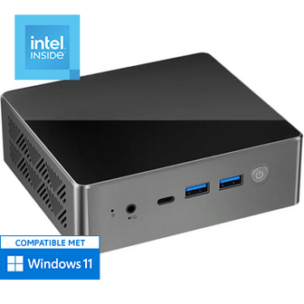 NUC Mini PC - Intel N100 - 16GB RAM - 500GB SSD - WiFi - Bluetooth - USB-C - 2x HDMI