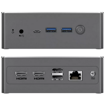 NUC Mini PC - Intel N100 - 16GB RAM - 500GB SSD - WiFi - Bluetooth - USB-C - 2x HDMI