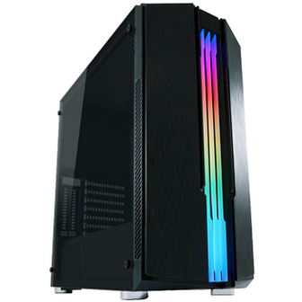 Intel Core i7-F met GeForce RTX 4060 (Game PC set inclusief Toetsenbord, Muis en 27 inch Monitor)