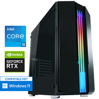 Intel Core i5 12400F met GeForce RTX 4060 - 32GB RAM - 1000GB SSD - WiFi - Bluetooth