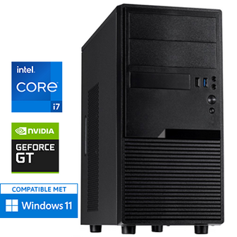 Intel Core i7 12700F met GeForce GT 730 - 4x HDMI - 32GB RAM - 1000GB SSD - WiFi - Bluetooth