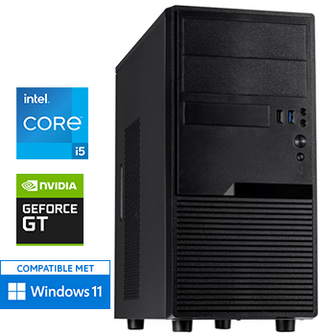 Intel Core i5 12400F met GeForce GT 730 - 4x HDMI - 32GB RAM - 1000GB SSD - WiFi - Bluetooth