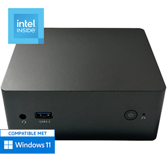 NUC Mini PC - Intel N100 - 16GB RAM - 500GB SSD - WiFi - Bluetooth - MicroSD - 1x HDMI - 1x DisplayPort