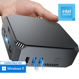 NUC Mini PC - Intel N100 - 16GB RAM - 1000GB SSD - WiFi - Bluetooth - 2x HDMI