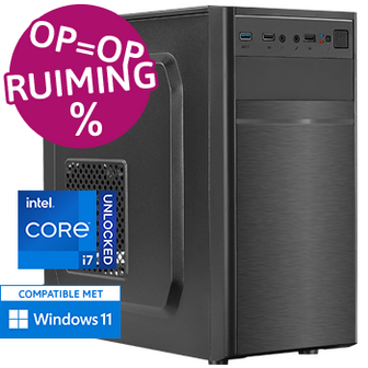 Intel Core i7 11700K aanbieding met 32GB RAM - 960GB SSD - WiFi - Bluetooth - OP=OP!