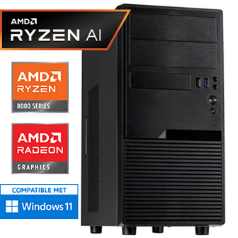 AMD Ryzen 7 8700G met Radeon 780M - 64GB DDR5 RAM - 2000GB SSD - WiFi - Bluetooth