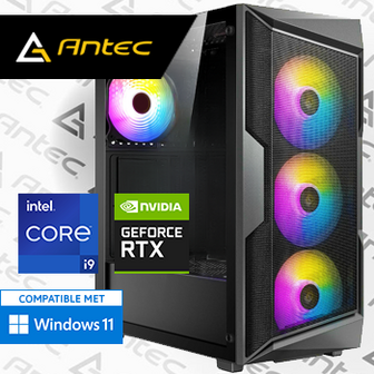 Intel Core i9 12900F met GeForce RTX 4060 - 32GB RAM - 1000GB SSD - WiFi - Bluetooth - ANTEC