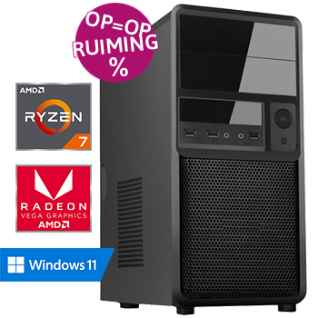 lettergreep Versnipperd Patois AMD Ryzen 7 (voor de prijs van een Ryzen 5) met 32GB RAM - 1000GB SSD -  WiFi - Bluetooth - Windows 11 Pro - COMPUTERGIGANT