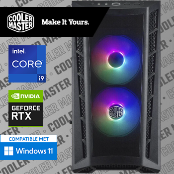 Intel Core i9 12900F met GeForce RTX 4070 - 32GB RAM - 1000GB SSD - WiFi - Bluetooth - COOLER MASTER