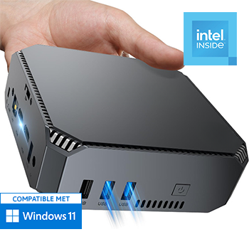 NUC Mini PC - Intel N100 - 8GB RAM - 250GB SSD - WiFi - Bluetooth - 2x HDMI