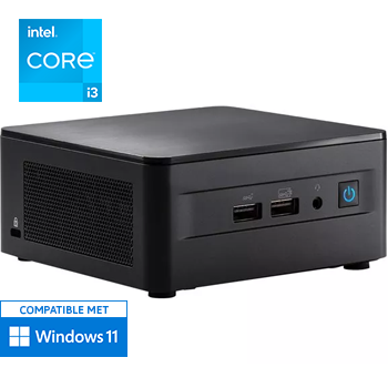 NUC Mini PC - Intel Core i3 1220P - 16GB RAM - 500GB SSD - WiFi - Bluetooth