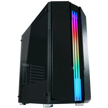 Intel Core i7-F met GeForce RTX 4060 (Game PC set inclusief Toetsenbord, Muis en 27 inch Monitor)