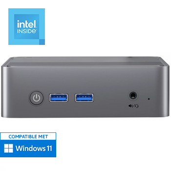 NUC Mini PC - Intel N5095 - 8GB RAM - 250GB SSD - WiFi - Bluetooth - MicroSD - 2x HDMI