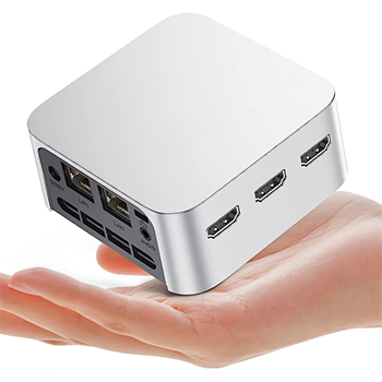 NUC Mini PC - Intel N100 - 16GB RAM - 500GB SSD - WiFi - Bluetooth - 3x HDMI