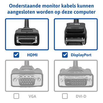 Intel Core i7 met GeForce RTX 3050 (Game PC set inclusief Toetsenbord, Muis en 27 inch Monitor)